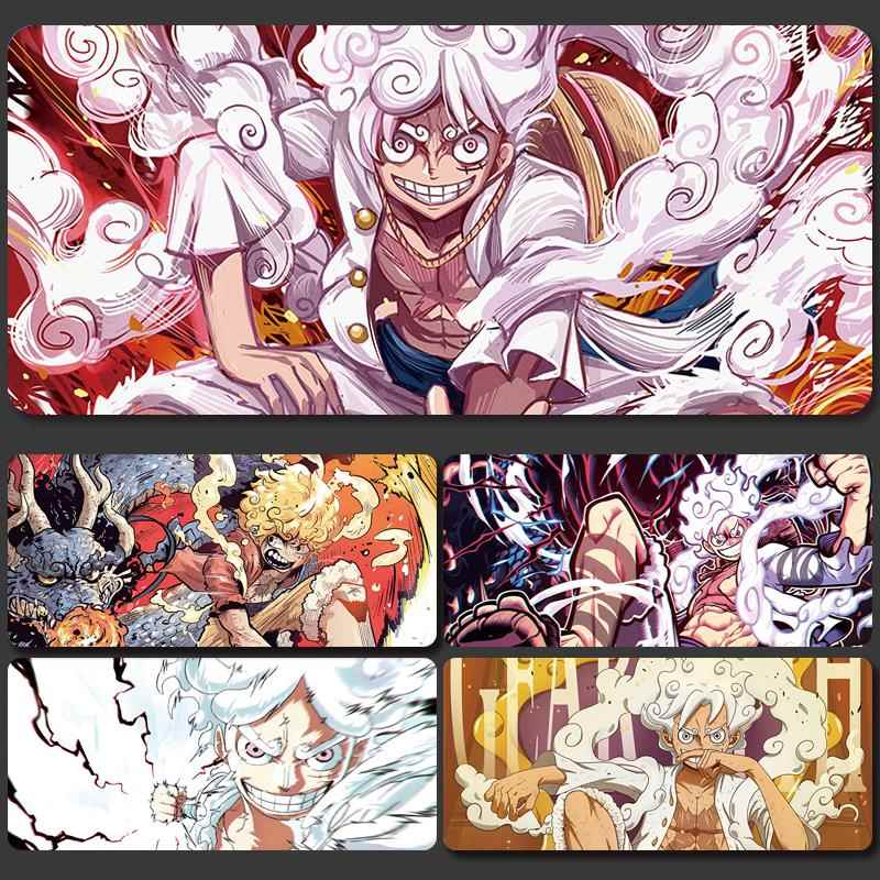 尼卡鲁夫五档滑鼠垫超大号海贼王动漫男生电竞游戏电脑办公键盘垫