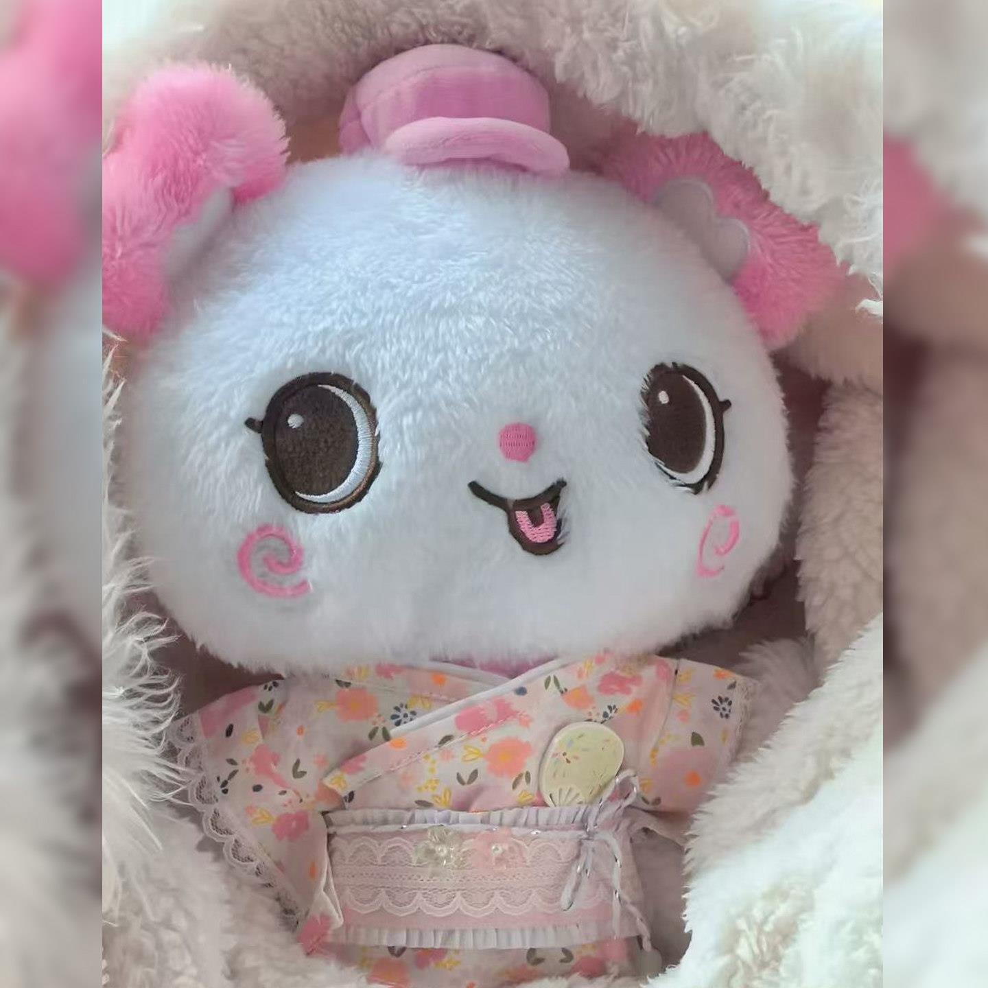 现货20cm娃衣棉花娃娃衣服原创设计和服和风日系昭和包邮女娃浴衣