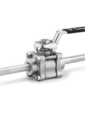 swagelokSS-62TW6T35-3不锈钢球阀卡套管加长3x3/8x0.035in. PTFE