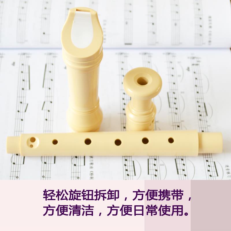 正品奇美元小状高音6初孔德式8孔竖笛学生儿童学专业乐笛器竖包邮