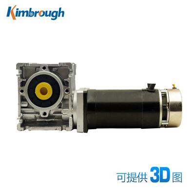 57蜗轮减速刹车无刷电机131WDC24V3000RPM速比5-80