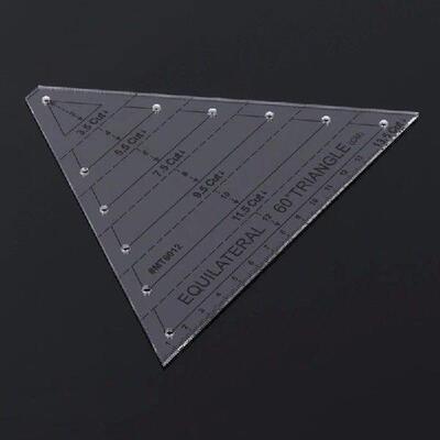 Equilateral for Triangle Sewing Ruler Fashion Clear Color