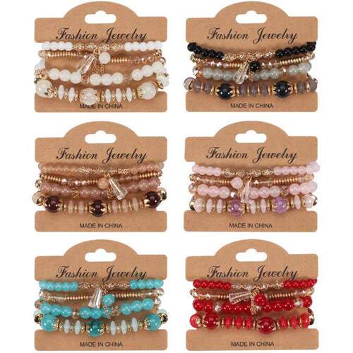 personalized bracelets multi-layer pearl bracelet bangle