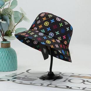 Summer Unisex Harajuku Bucket Hat Graffiti Women Men Fishing