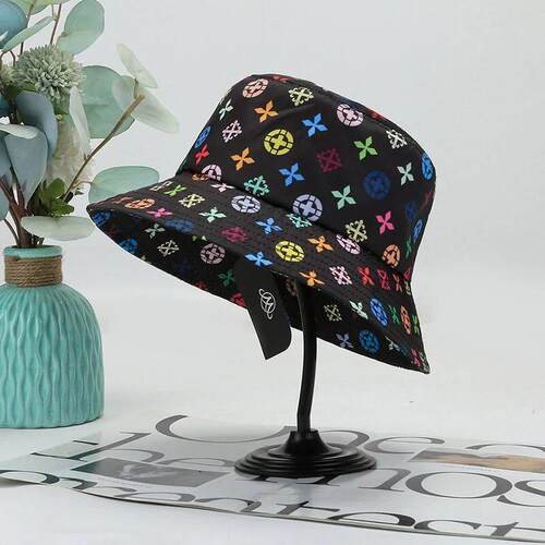Summer Unisex Harajuku Bucket Hat Graffiti Women Men Fishing