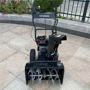 手推抛雪机自走汽动力扬雪机大油棚用式 除 小型抛雪机冬路面618季