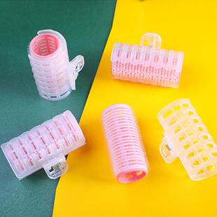 厂家散装卷发器自粘子母卷发筒八字空气刘海卷发夹定制