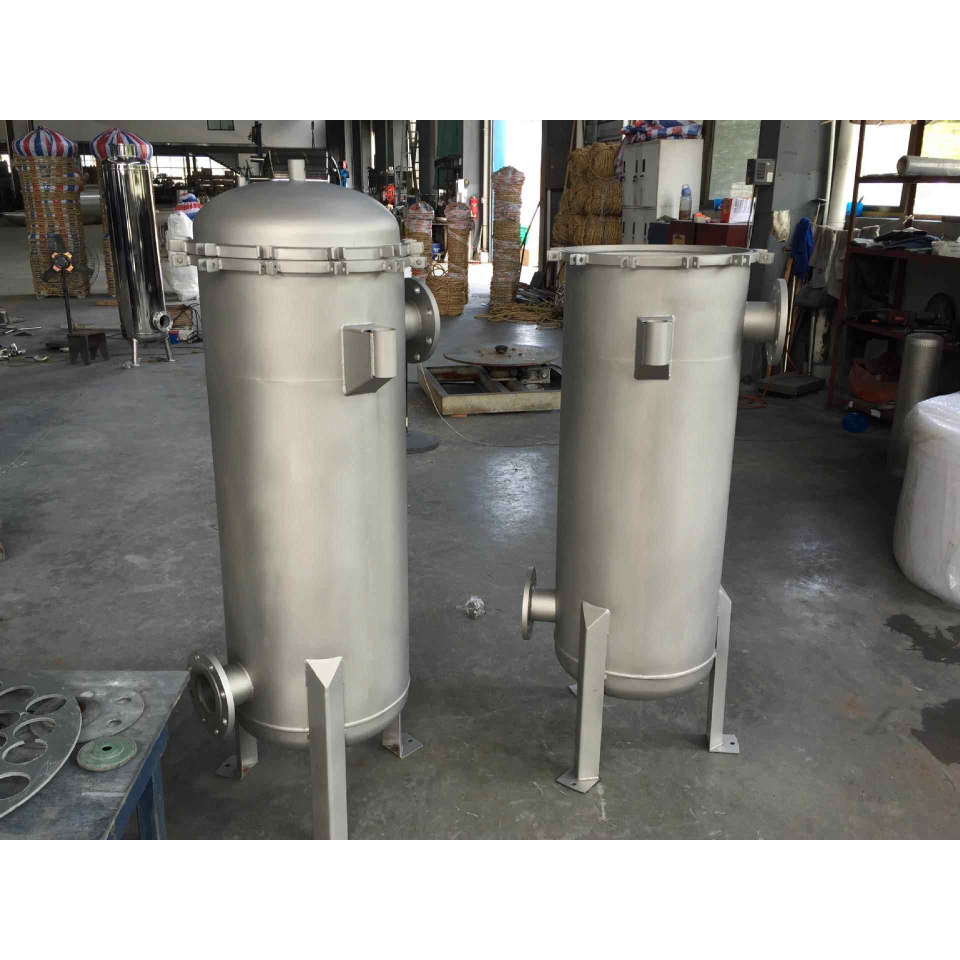 供应 去除水中颗粒物 杂质 60t流量每小时 两袋式滤袋过滤器