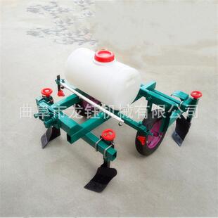 手扶车带地膜覆盖机大蒜土豆种植盖膜机小型花生播种铺膜机