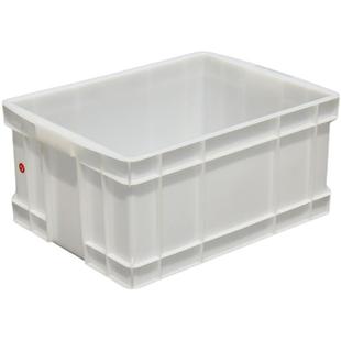 白色周转箱塑料箱长方形食品级加厚养龟箱收纳盒储物箱物流框带盖