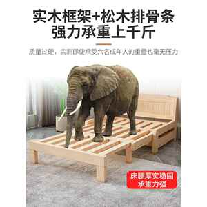 实木折客叠多功07沙发床小户型厅能用伸缩床1米2单人床1米5两双人
