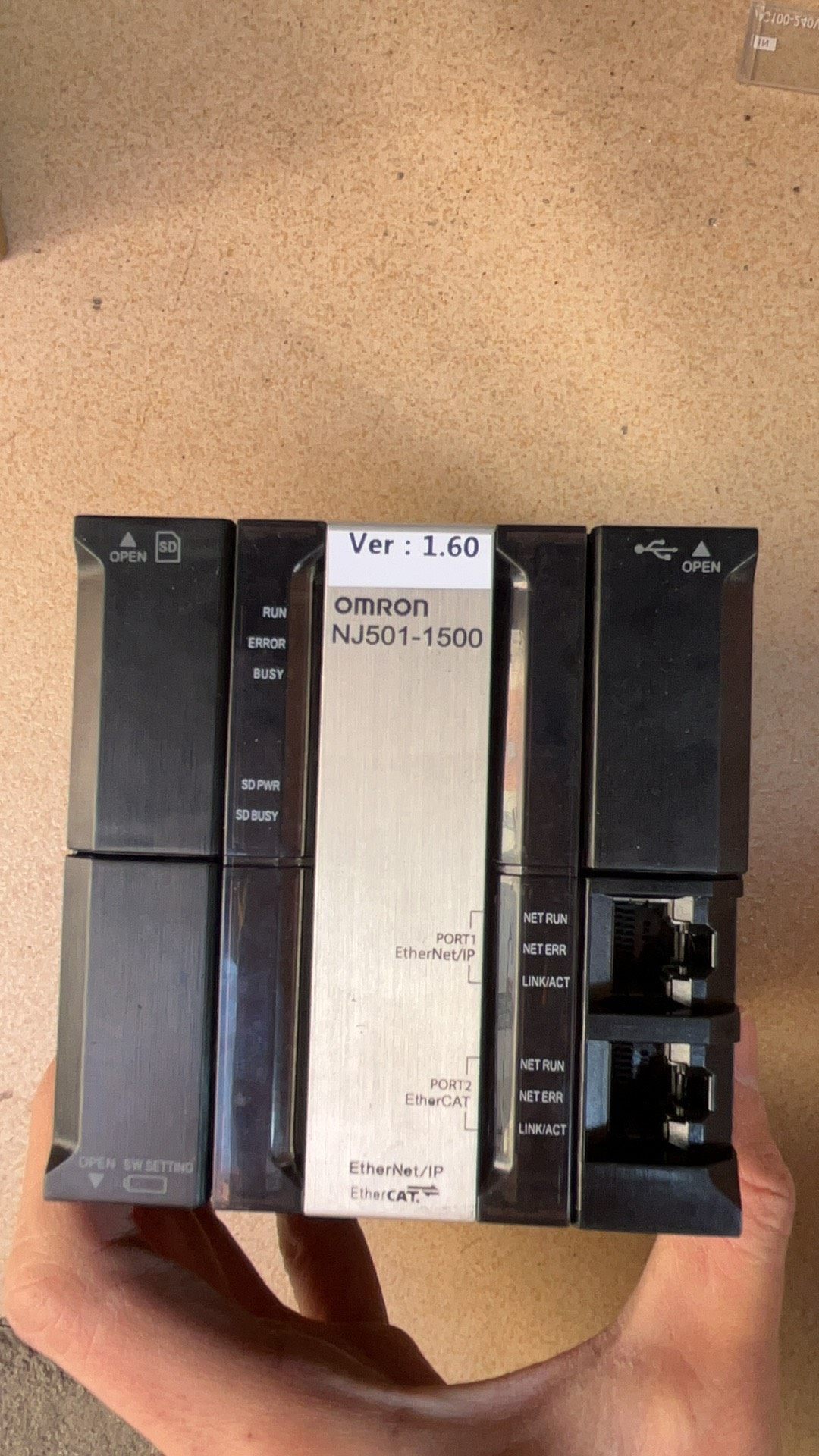 欧姆龙plc nj501-1500，功能好的，已经升级到1.