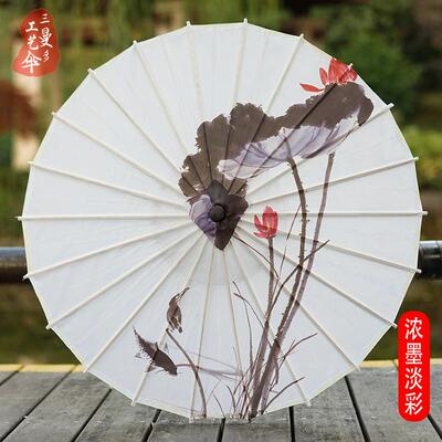 现货油纸伞跳舞走秀古风伞汉服女拍照景区装饰耐用绸布工艺伞