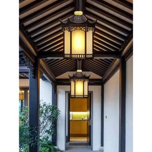 新中式户外仿古灯笼室外庭院花园宫廷凉亭连廊别墅大门口防水吊灯