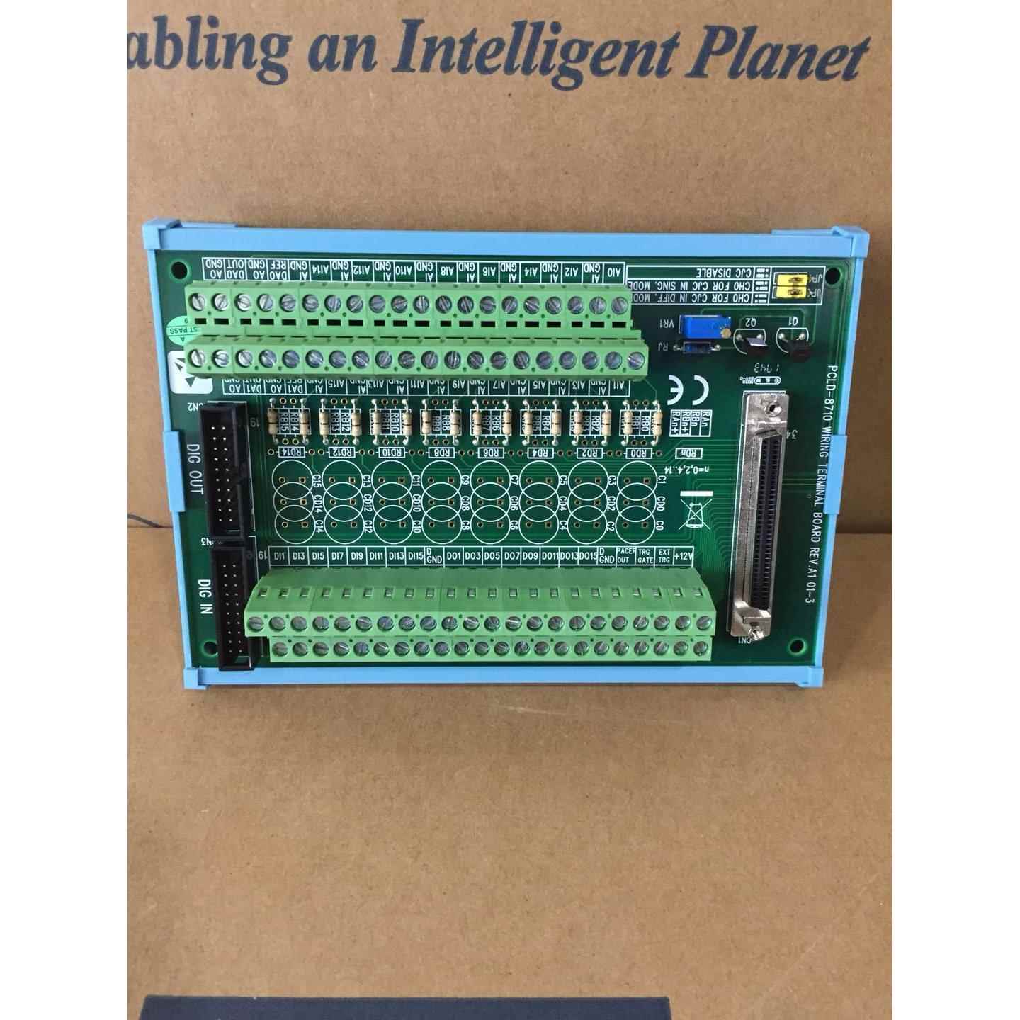 支持1711/1731研华DIN导轨安装外壳PCLD-8710-AE螺丝工业级端子板