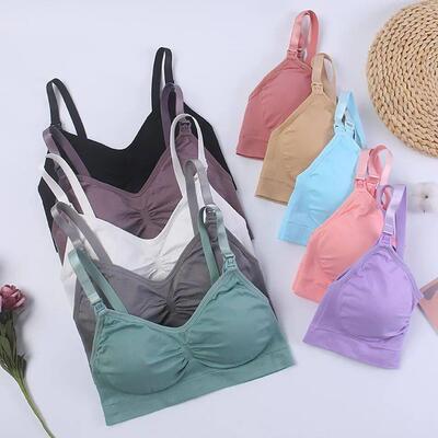 Maternity Bras Double Layer Seamless Bra Pregnancy Clothes P