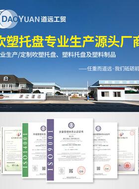 仓道远轻型九脚吹塑托IPQ盘款叉车用塑栈料托盘储物流板货板工业