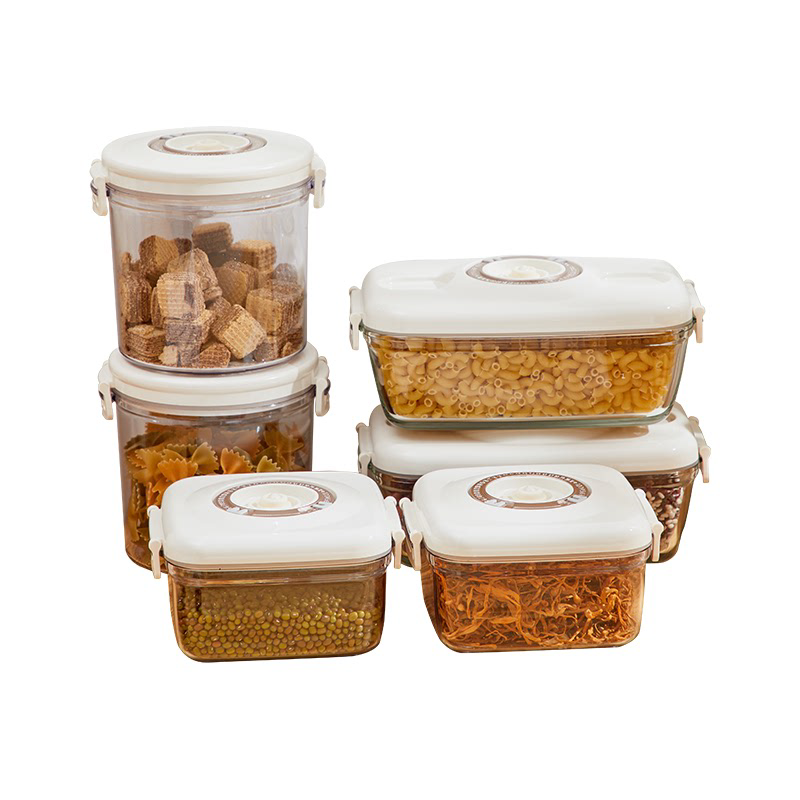 A947真空保鲜盒抽水果盒密封盒微波玻璃饭盒塑料盒真空收纳