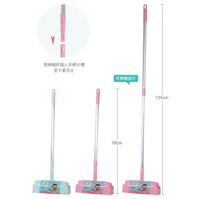 净丽可得伸缩粘毛器滚筒撕式地毯粘尘纸地板加长23363.cm粘毛5拖