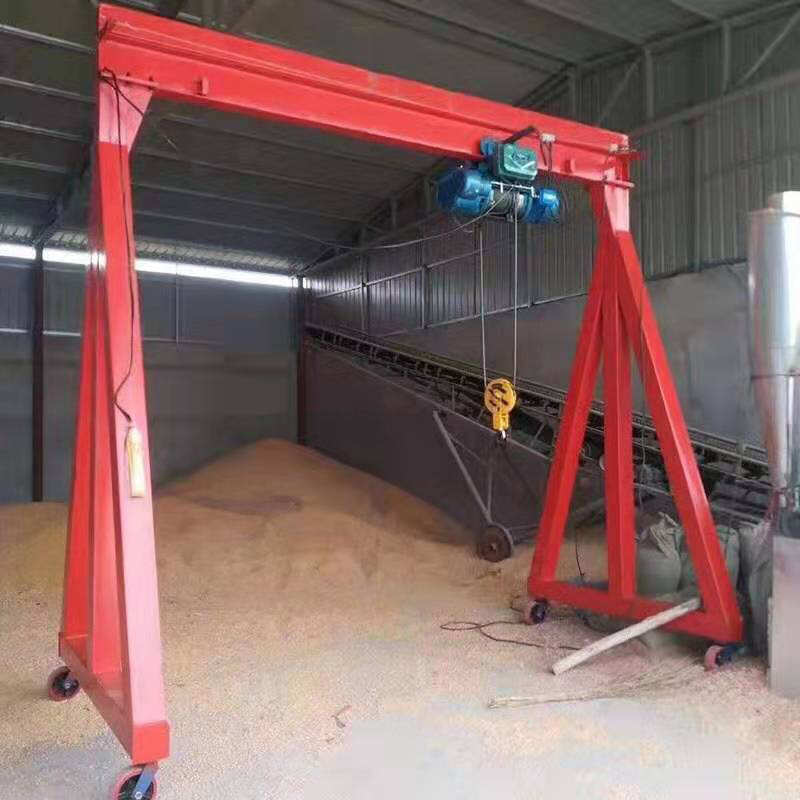 厂家常年定制加工小型龙门架室内外移动无轨电动简易龙门架起重机