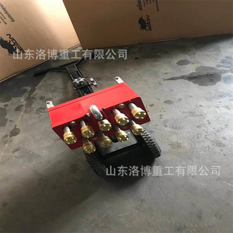 混凝土气动多头凿毛机手推式桥面墙面凿毛机路面墙面桥面打毛机