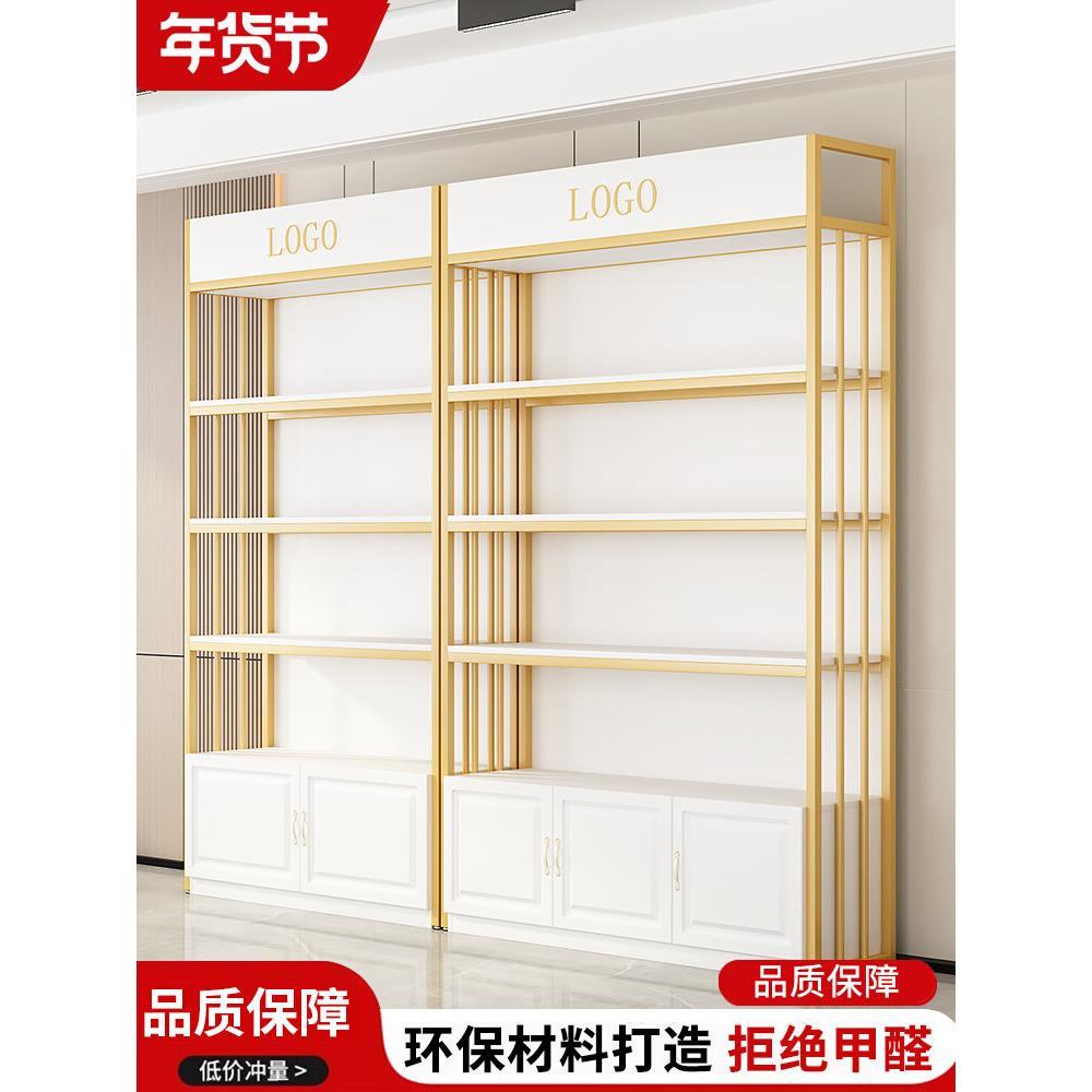 面膜展示柜化妆品货架展示架多层美甲货柜美容院产品置物架展示柜