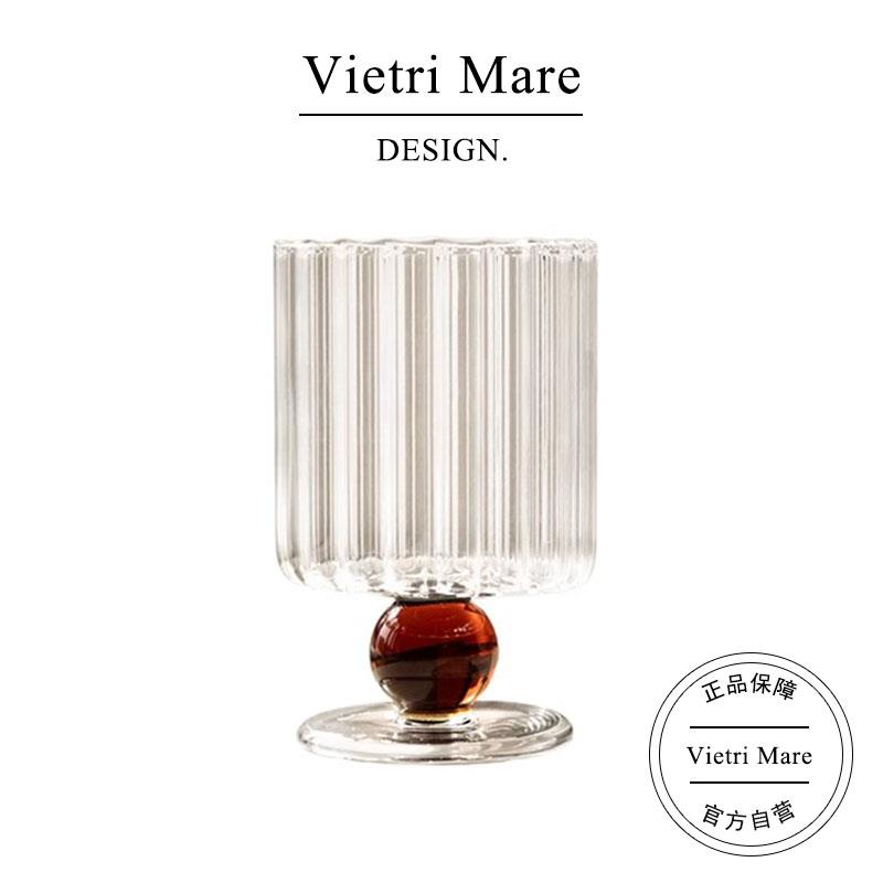 Vietri Mare玻璃杯覆古高脚甜品杯中古酒杯高颜值送礼杯子丨拉斯