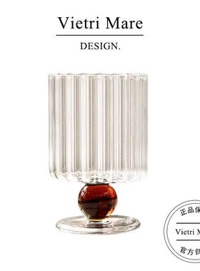 Vietri Mare玻璃杯覆古高脚甜品杯中古酒杯高颜值送礼杯子丨拉斯