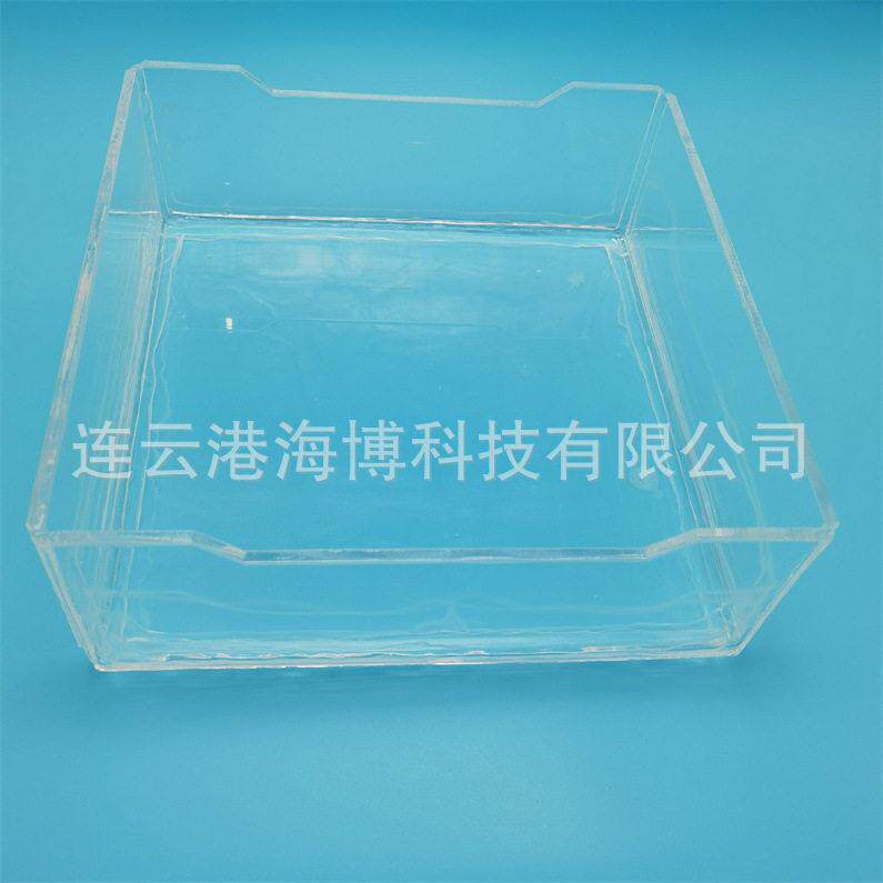 库存 透明方形石英玻璃坩埚 方形石英玻璃匣钵 耐温