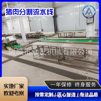 河北猪分割线生猪毛猪白条分割诸城厂家设计实体厂家1