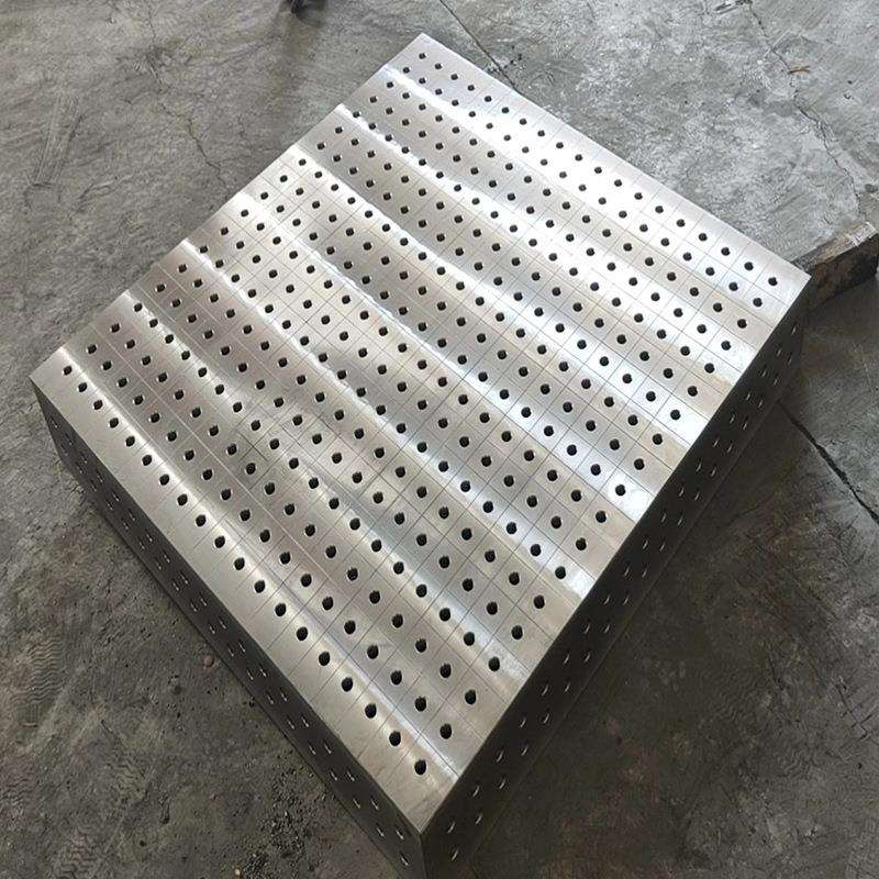 多孔定位机器人工作台工装夹具焊接装配平台铸铁三维柔性焊接平台