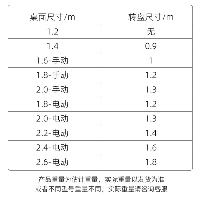 酒店包厢FC8302动20人大圆桌带电动转餐盘饭店手1岩0人板桌家用餐