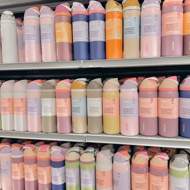 Owala保温杯FreeSip双饮运动水杯大容量吸管杯手提杯不锈钢杯子