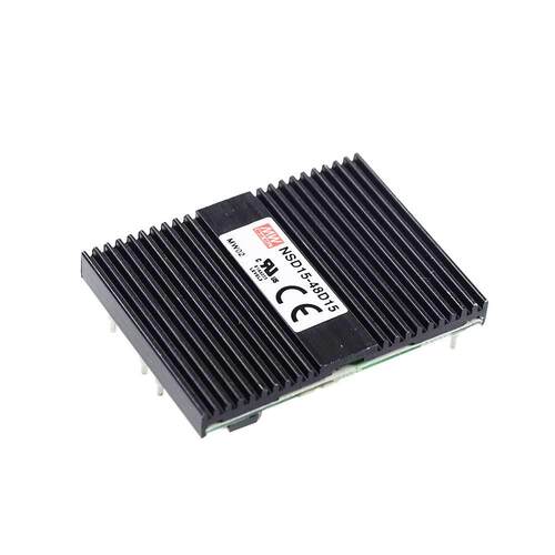 明纬电源DC-DC稳压NSD15-12/24/48D转正负5/12/15V双组15W输出
