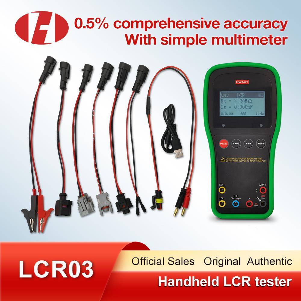 LCR-03电装喷油器测试仪电感传感器电阻电容喷油嘴故障检测智能