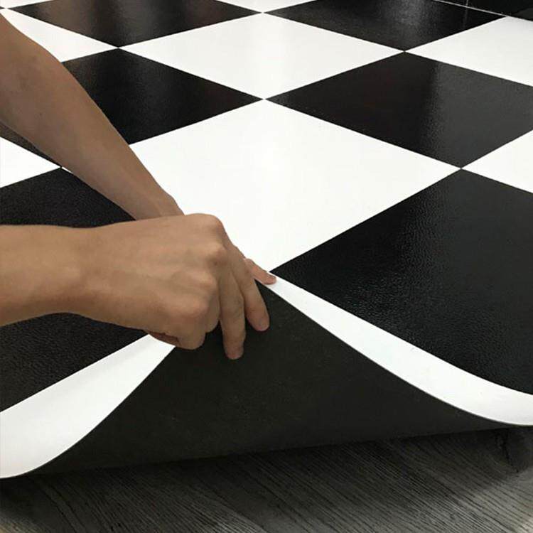 pvc地板革5瓷砖地板贴自粘贴纸塑胶仿平水泥地直接铺铺垫地家商用