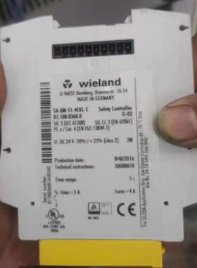 SNE 4004K-A R1.188.0590.0德国Wieland威琅急停扩展继电器原装