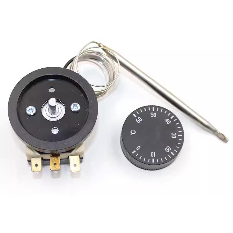 平头旋钮温控器温控开关0-60度40度50度80度120度30度16A250V