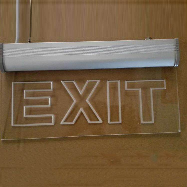 出口亚克力吊牌 EXIT指示牌 安全出口消防标志灯 跨境直供 速卖通