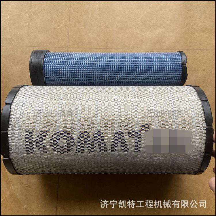 600-185-3100空气滤芯 PC200/210-7液压履带挖掘机空气滤清器