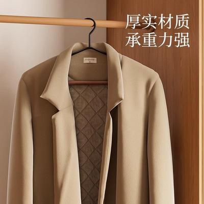 整理师推荐榉木衣架家用挂衣防滑无痕衣服挂架子高端成人衣撑晾衣