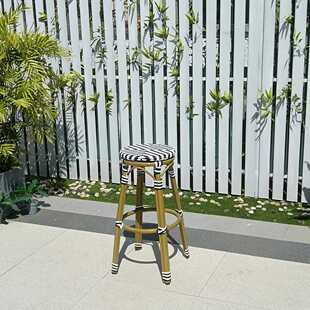 高脚藤椅宿吧台北欧编吧藤靠背吧高脚复古民吧椅椅户外咖啡厅登登