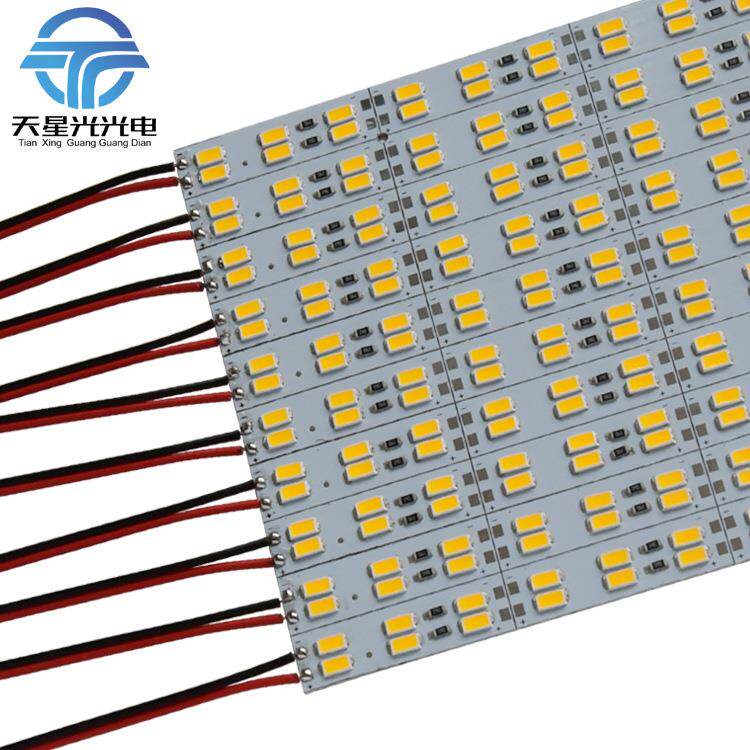 12V144灯硬灯条5630双排高亮展柜橱柜货架led灯带 工厂现货直销