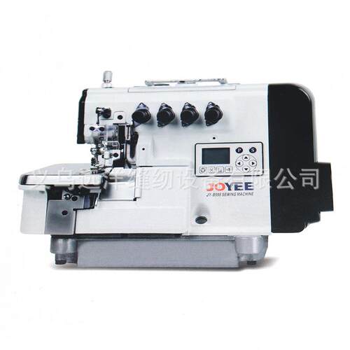 厂家直销JY-B998系列一体式高速直驱四线厚料包缝机
