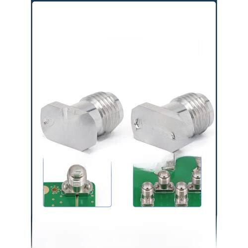 谷波互连SMA-KFD216垂直免焊接头射频同轴连接器双孔法兰 26.5GHz