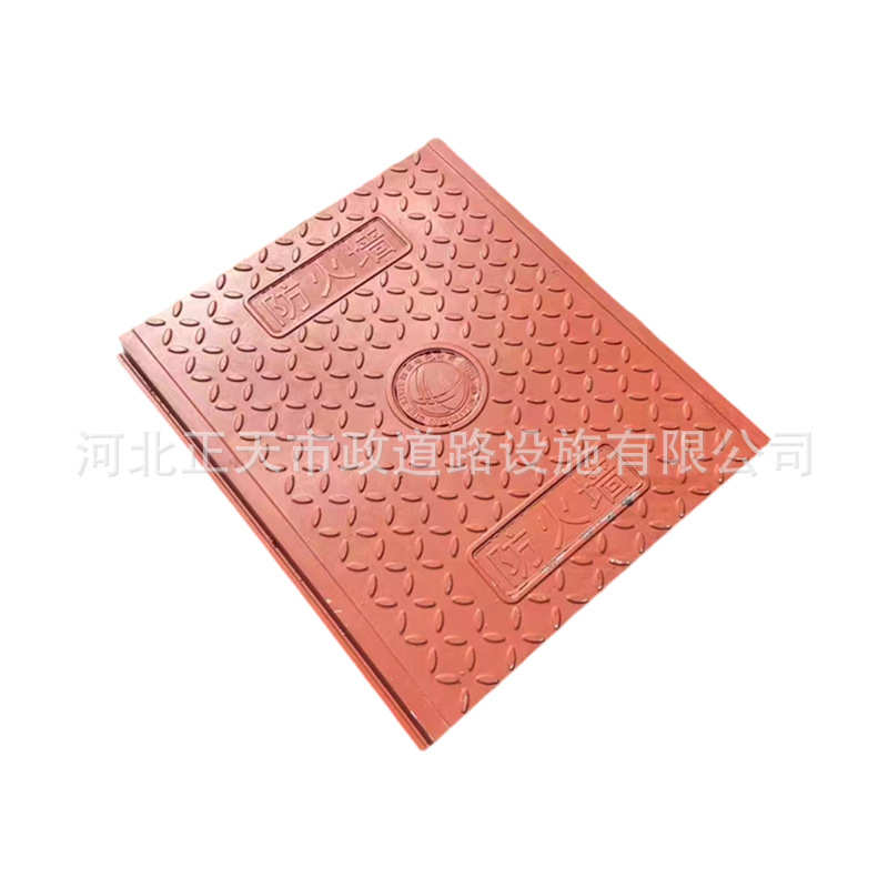 复合树脂电缆沟盖板卡槽插接式防水阻燃电力盖板SMC电缆沟盖板