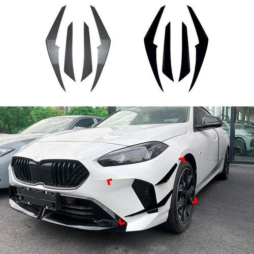 适用宝马1系F70 2系F74 M Sport 2024+ 前风刀侧风口车贴跨境改装