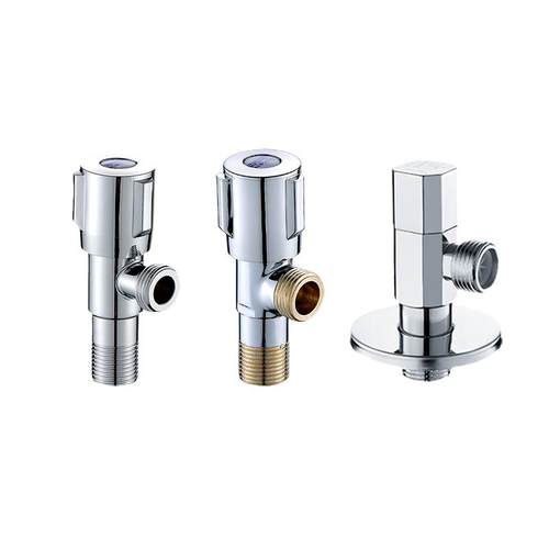 三角阀全铜冷热水4分阀门开关家用304不锈钢三通一进二出止分水阀