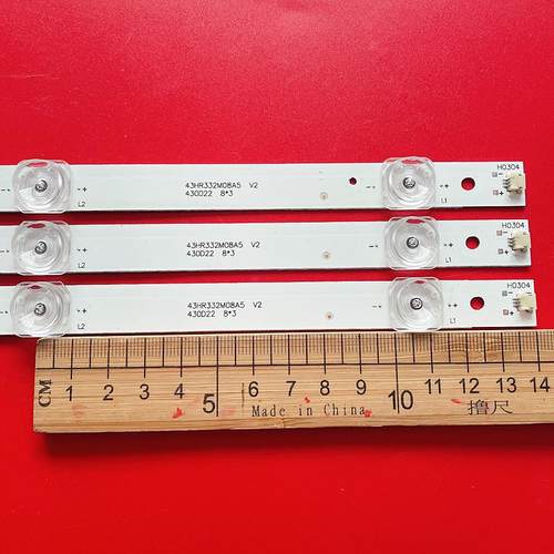 适用联通43D01 AF灯条43OD22杂牌机430D22 8*3液晶HR-78925-01663