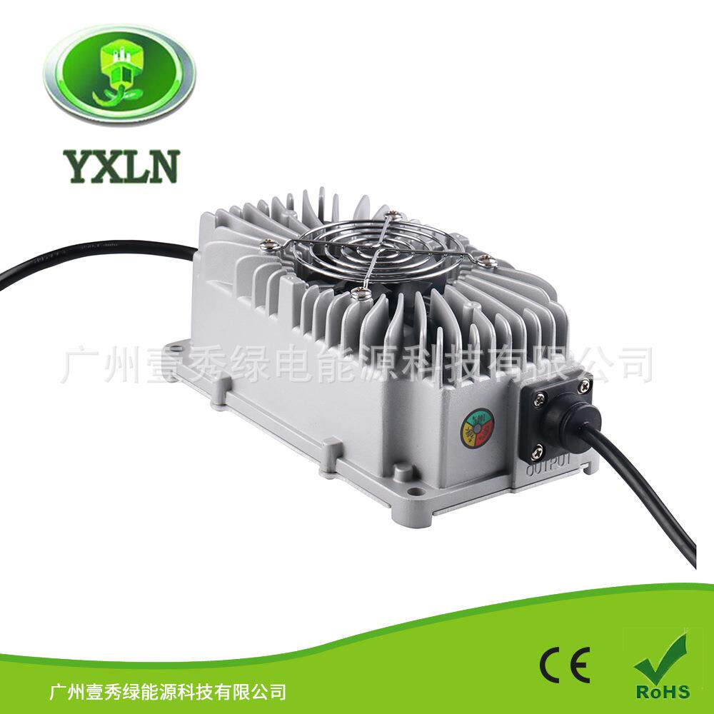 36V磷酸铁锂充电器36V6A智能IP67级密封充电器室外使用 厂家